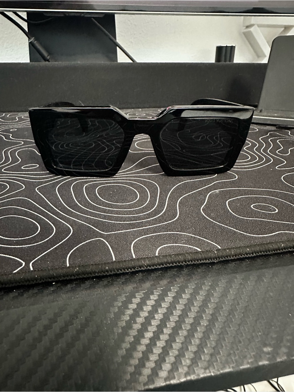 Louis Vuitton Black Square Sunglasses